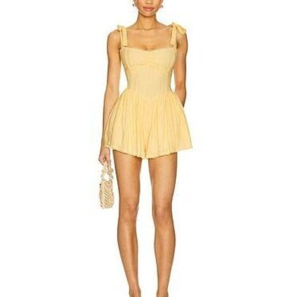 Regal Romper in Lemonade
